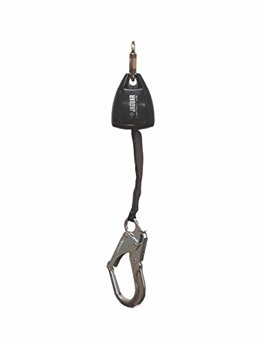 Elk River 22406 Jaguar Self-Retracting Lifeline Vectran Web Lanyard with Carabiner, 3600 lbs Gate, 6' Length x 3/16