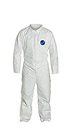 DuPont Tyvek 400 TY120S Disposable Protective Coverall, White, 6X-Large, pack of 25
