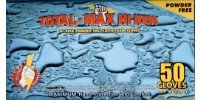 Total Max Hi-Risk Powder-Free Latex Gloves, 15 Mil, X-Large, 500 Gloves, Emerald 4602