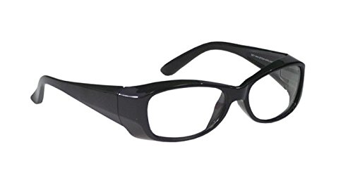 X-ray Radiation Leaded Protective Eyewear in Stylish, Lightweight and Comfortable Women's Plastic Safety Frame That Is Designed to Hug the Contour of Your Face Blocking Light From All Angles