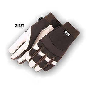 Medium White Eagle Mechanics Gloves w/Thinsulate Lining (12/Pack) - R3-2153T/9