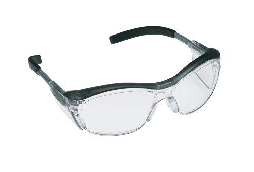 3M Nuvo Protective Eyewear, 11411-00000-20 Clear Anti-Fog Lens, Gray Frame (Pack of 20)