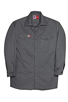 Big Bill TX231US7/OS-CHA-2XL-T FR Shirt, Industrial Economy Work Shirt, 7 oz Westex Ultrasoft, Tall, XX-Large, Charcoal Gray