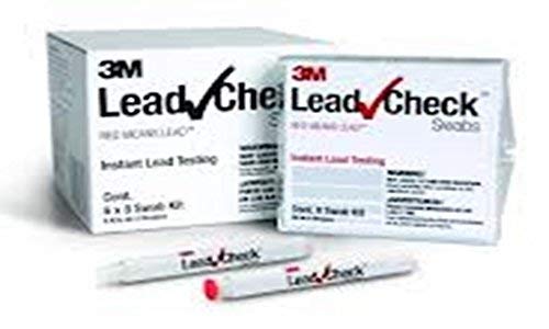 3M, 48 Swab 3M LEADCHECK Lead Tests with verification cards (6-8 packs) - Every swab is checked prior to being shipped for defects - 100% ready to use. LC-48S10C