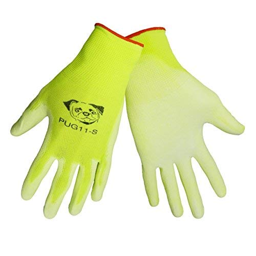Global Glove PUG11 Polyurethane/Nylon Glove, Work, Extra Large, White (Case of 144)