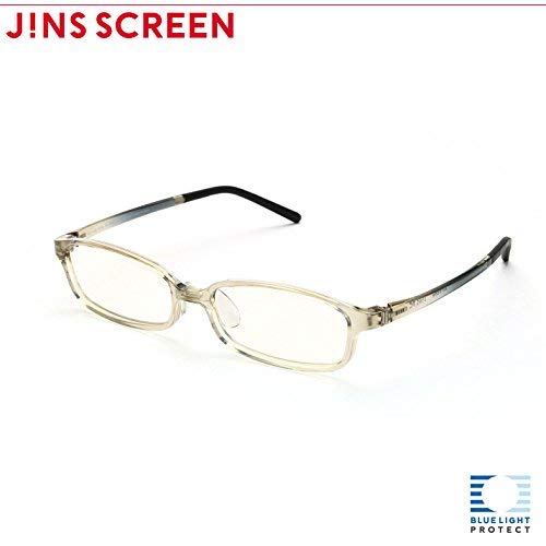 JINS PC Glasses Clear Lense (LIQUID GRAY)