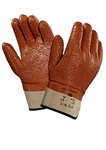 Ansell 23173 Winter Monkey Grip Vinyl-Coated, Foam-Insulated Gloves, 11