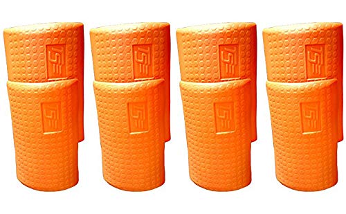 TSE Safety TSE-PPKS TSE-PRO Pocket Knee Savers, One Size, Hi-Viz Orange (4-(Pack))