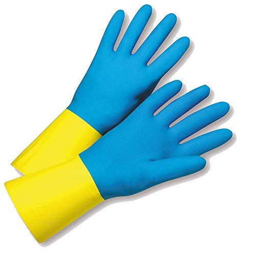 West Chester 33224 2XL Standard Neoprene Over Latex Flocked Lined, Blue, 2XL (Pack of 12)