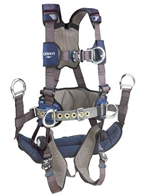 3M DBI-SALA 1113191 ExoFit NEX Tower Climbing Vest-Style Full Body Harness, Medium