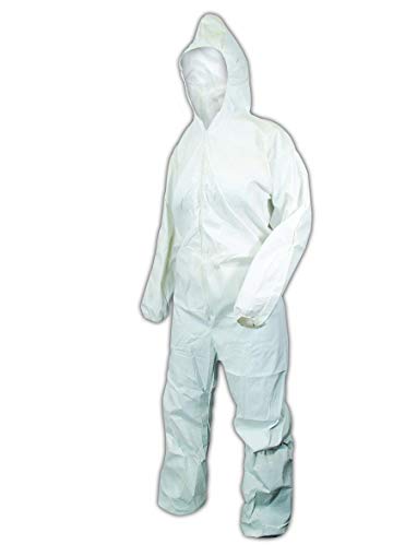 Kimberly-Clark 49116 Kleenguard A20 Breathable Particle Coverall W/Hood, Capacity, Volume, SMS, 3X-Large, White (Pack of 20)