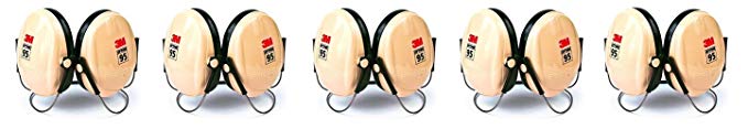 3M Peltor Optime 95 Behind-the-Head Earmuffs, Hearing Conservation H6B/V (5-(Pack))