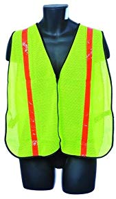 Green Mesh Safety Vest Case Pack 100