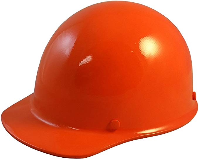 MSA Skullgard (SMALL SIZE) Cap Style Hard Hats with Ratchet Suspension - Orange