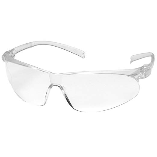 3M Virtua Sport Protective Eyewear, 11384-00000-20 Clear Anti-Fog Lens, Clear Temple (Pack of 20)