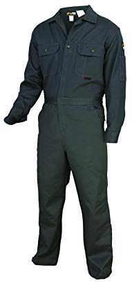 MCR Safety CC1G42 Contractor Flame Resistant Coveralls, Size 42, Chest 42-Inch, Waist 36-Inch, Inseam 30-Inch, Gray