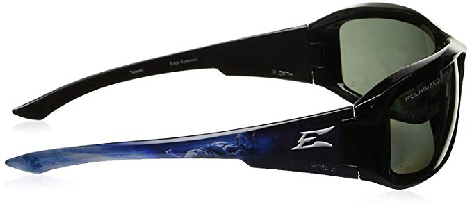 Edge Eyewear TXB216-A2 Brazeau Apocalypse 2 Polarized Smoke, Black & Blue (6 Pack)