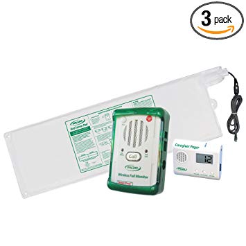 SMART CAREGIVER WMBR1-SYS Wireless Call Monitor And 10-Inch by 30-Inch Bed Sensor Pad and LCD Pager