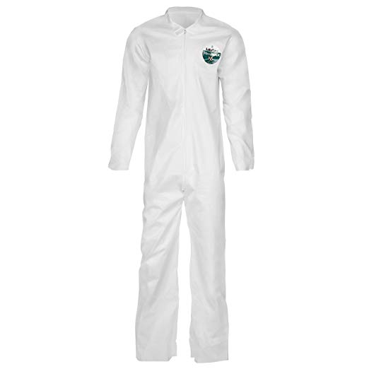 Lakeland MicroMax NS Microporous General Purpose Coverall, Open Cuff, 2X-Large, White (Case of 25)