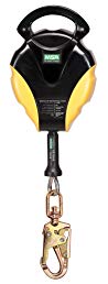 MSA 10119507 Workman Self-Retracting Lanyard with 36CS Swivel Snap Hook and Galvanized Cable, 30-Feet Length