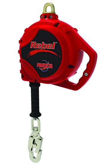 3M Protecta Rebel Self Retracting Lifeline, 33' Galvanized Cable, Carabiner, 420 lb Capacity, 3590500