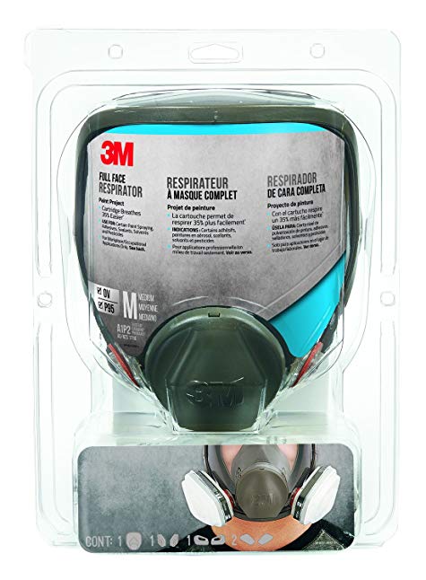 3M Full Face Paint Project Respirator, Medium
