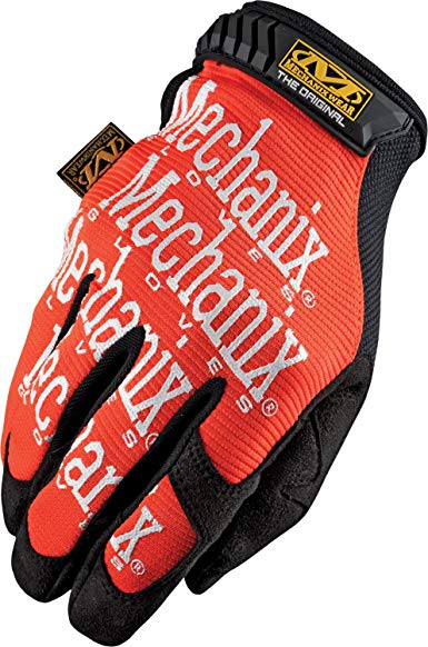 Mechanix Wear MG09-010 Gloves, Orange, Large