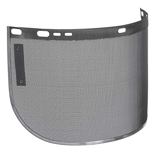 Jackson Safety F60 Wire Face Shield (29055), Wire Mesh, 8” x 15.5” x 0.02”, Reusable Face Protection, Shape C, Bound, 12 Shields / Case