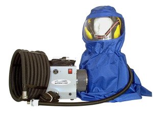 Breathecool II Supplied Air Respirator System w/sandblast helmet/cape