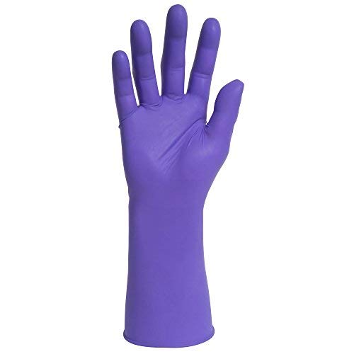 Halyard Health 50603 PURPLE NITRILE Exam Glove, Powder Free Exam Gloves, Disposable, Large, Purple (Case of 500)