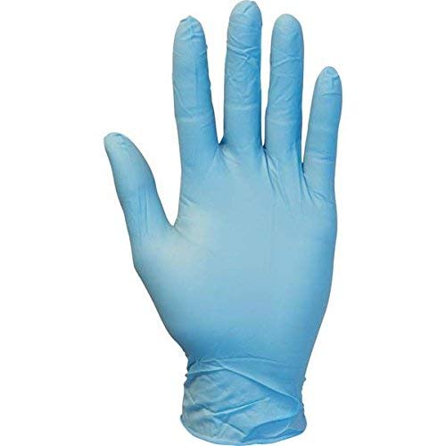 NITRILE GLOVES BLUE PFLARGE 6 MIL 100/PK