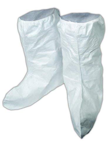 Magid SC167 EconoWear Disposable Tyvek High Knee Boot Cover, White (25 Pairs)