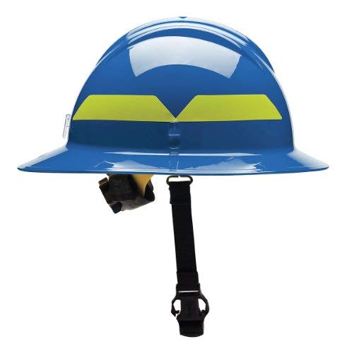 Fire Helmet, Blue, Thermoplastic