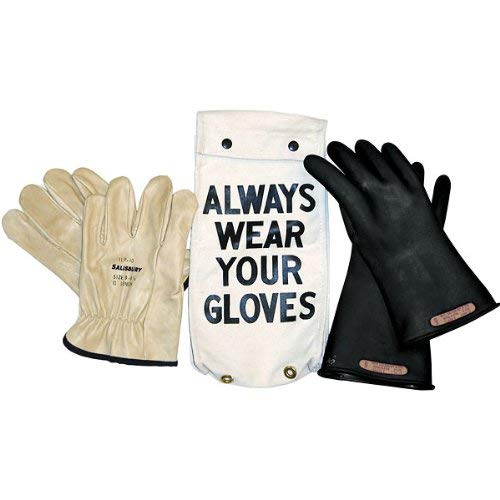 Salisbury by Honeywell GK011B9 Insulated Glove Kit, Class 0, Black, 11