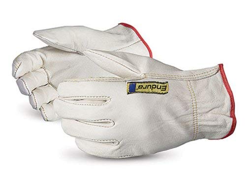 Superior 378A Endura Cowhide Leather Driver Glove with Straight Thumb, Work, X-Small (Pack of 1 Dozen)
