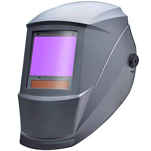 Antra AH7-X90-0000 TOP Optical Class 1/1/1/1 Digital Controlled Solar Powered Auto Darkening Welding Helmet Wide Shade 4/5-9/9-13 With Grinding Feature Extra Lens Covers Great for TIG, MIG, MMA,Plasma