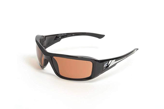 Edge Eyewear Brazeau TXB215 LENS TECH Safety Glasses Polarized Copper (6 Pack)