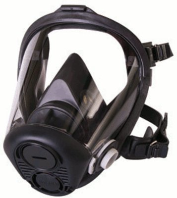 North RU6500M Medium Reusable Full Silicon Mask Facepiece Respirator