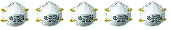 3M Particulate Respirator 8210Plus, N95 (Pack of 160) (5-(Pack))