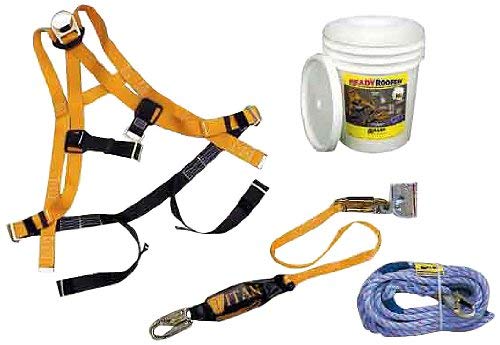 Miller by Honeywell BRFKT75/75FT 75-Feet Titan ReadyRoofer Fall Protection System with Full-Body Harness