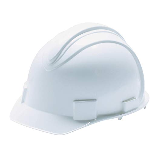 Jackson Safety Charger Hard Hat (20392), Meets ANSI Z89.1-2009, Choice of Suspension, White, 12 / Case