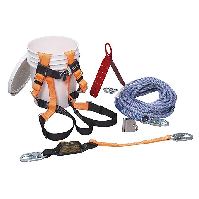 Miller by Honeywell BRFK75/75FT 75-Feet Titan ReadyRoofer Fall Protection System with Full-Body Harness