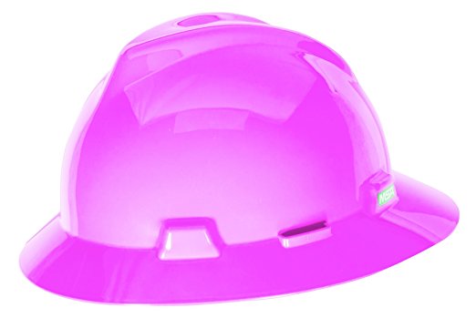 MSA 10156374 V-Gard Cap and Hats, Standard, Hot Pink (Pack of 20)