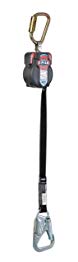 Miller by Honeywell MFLT-2/7.5FT TurboLite T-BAK Personal Fall Limiter with 17D-1 Steel Twist Lock Carabiner