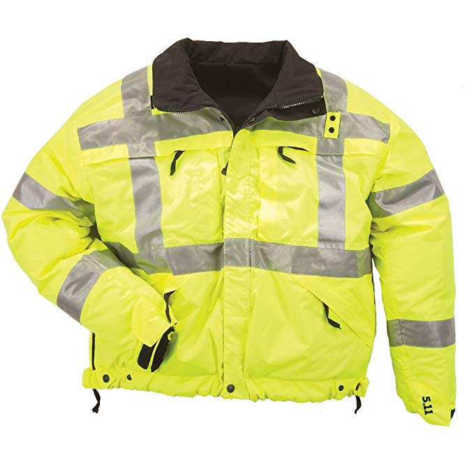 5.11 Tactical #48037 High-Visibility Reversible Jacket (Reflective Yellow)