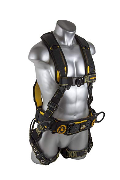 Cyclone Construction Harness-21033-Chest&Leg Quick-Connect-Waist Tongue Buckle GUARDIAN Small