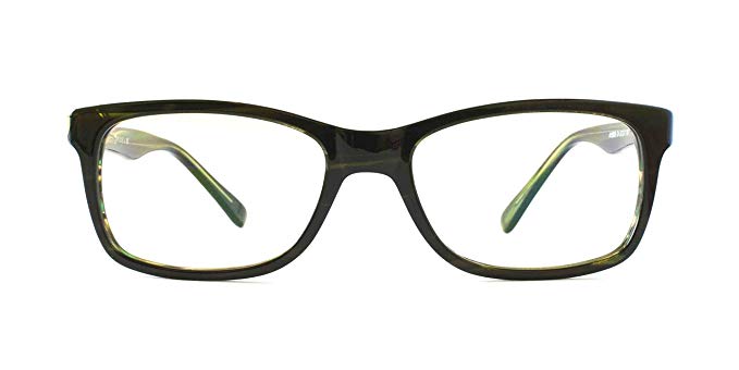 Pixel Eyewear Designer Computer Glasses with Anti-Blue Light Tint UV Protection, Anti-Glare, Full Rim, Acetate Frame Green Emerald Color - Lepo Style