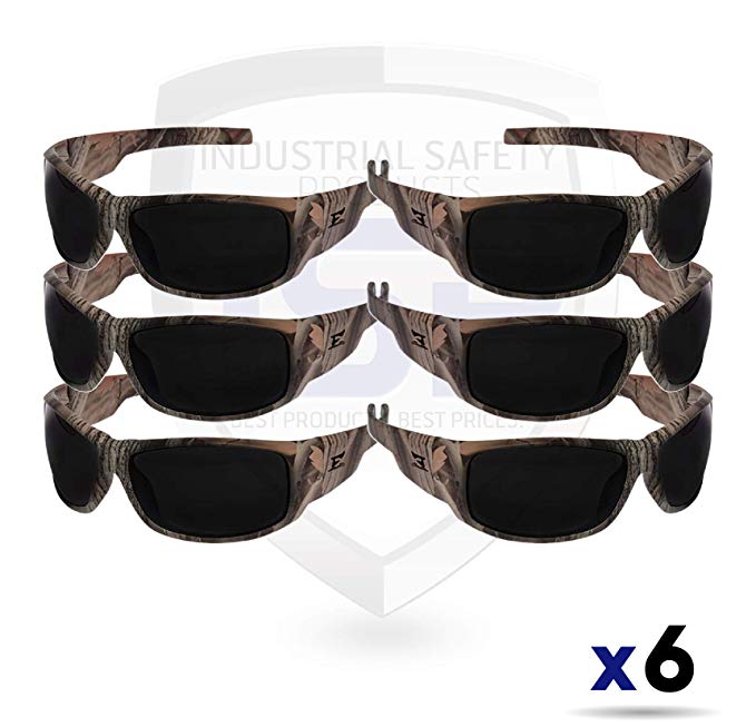 Edge Eyewear THZ216CF Caraz Polarized Forest Camo Frame/Smoke Lense (6 Pack)