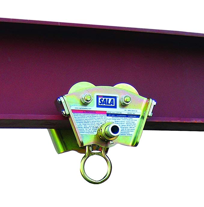 3M DBI-SALA 2103143 Trolley For I-Beam For Use w/Self Retracting Lifeline (Fits Beam Flanges 3