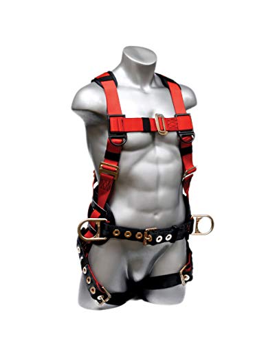 Elk River EagleLite Harness with Tongue Buckles, 3 D-Rings, Polyester/Nylon, Small